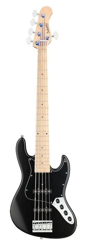 Jetzt Bestellen Sadowsky MetroLine 21-Fret Vintage J/J Bass, Swamp Ash Body, Maple Fingerboard, 5-String - Solid Black Satin