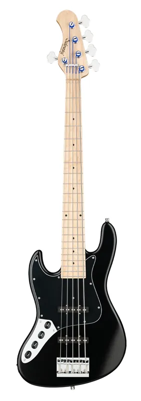 Sonderangebot Sadowsky MetroLine 21-Fret Vintage J/J Bass, Swamp Ash Body, Maple Fingerboard, 5-String, Lefthand - Solid Black Satin