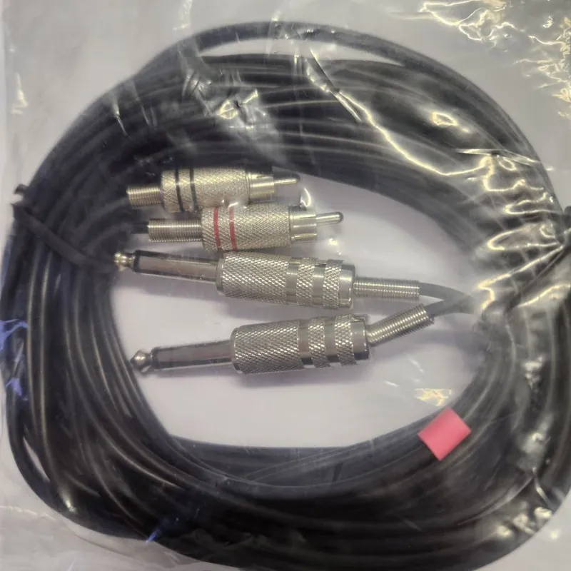 Versand Am Gleichen Tag DREITEC 19650 Audiokabel 5 m, 2x Cinch/2x Klinke