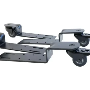JAHN 212505 Rollenböcke 4-teilig; Standard; schwarz; Gummi, weich; gebremst, 2 x; flexibel Schnäppchen