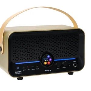 Super-Preis Mooer F15i Li - Multi-Effects & Modeling Guitar Combo, 15 Watt, with Battery - Imperial Gold