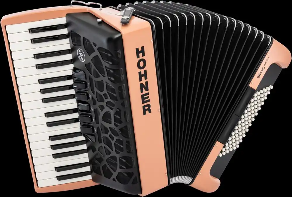 HOHNER Akkordeon Bravo III 72 sunrise, myColor, silent key Neu