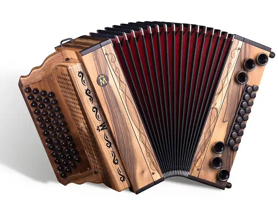 Super-Preis Müller Harmonika - Wilde Nuss - Massiv