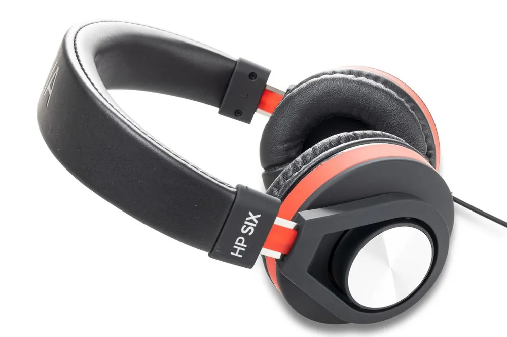 Nur Für Kurze Zeit GEWA HP SIX geschlossener HiFi-Kopfhörer, schwarz/rot