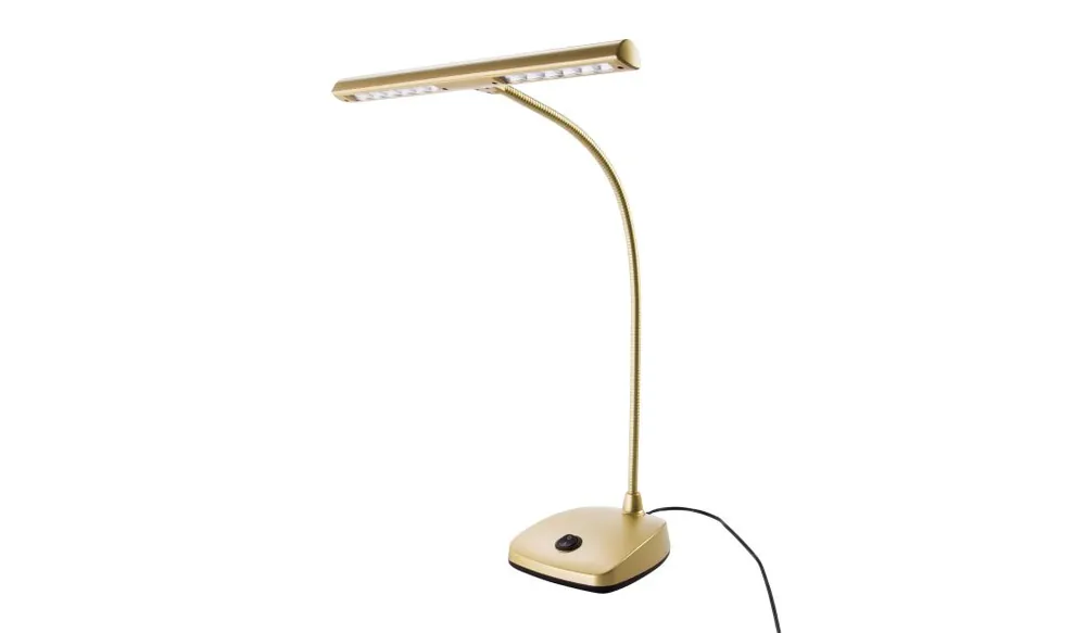 Jetzt Kaufen K&M 12297 LED Pianoleuchte, goldfarben