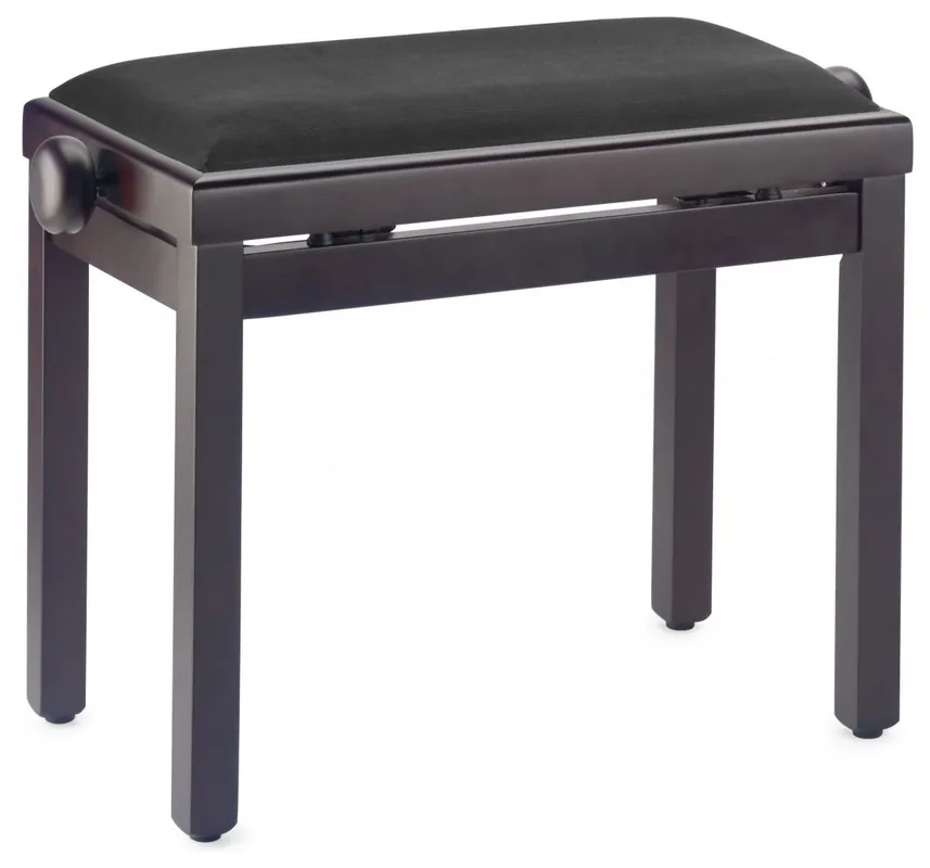 STAGG PB39 RWM VBK Klavierbank Rosenholz matt, Sitz gerippter Samt schwarz Kracherpreis