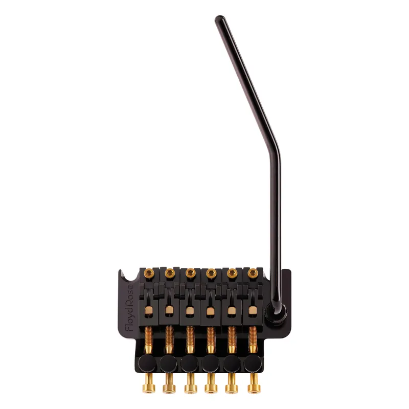 Floyd Rose FRT200-GD - Original Tremolo System - Black with Gold Hardware Knallerangebot