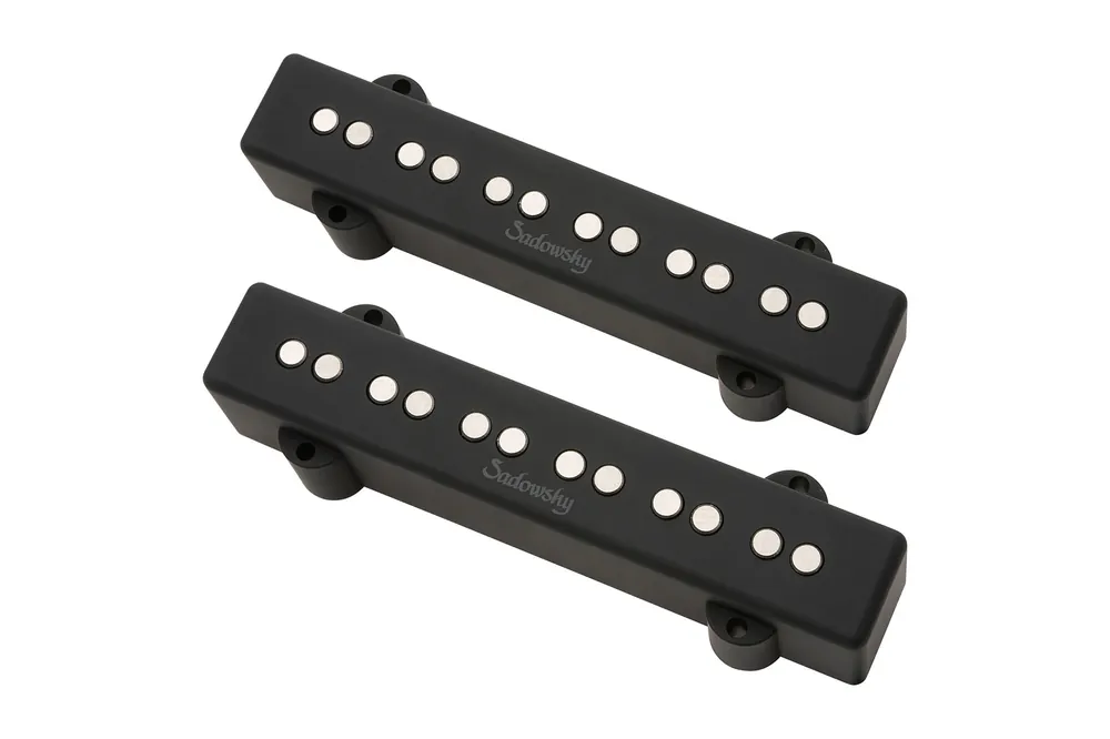 Wochenendangebot Sadowsky J/J-Style Bass Pickup Set, Passive, Hum-Cancelling, Stacked Coils, 6-String - Bridge & Neck