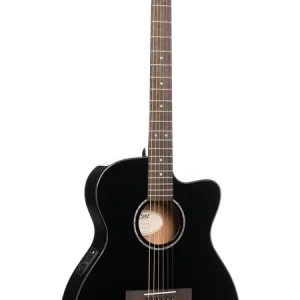 CORT Westerngitarre LUCE 60CE, Black, Preamp Highlight