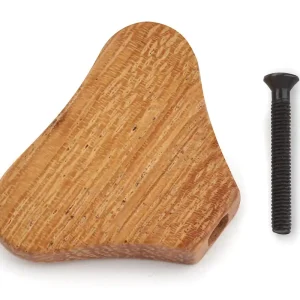 Saisonangebot Warwick Parts - Wooden Peg for Warwick Machine Heads - Afzelia (with Black Screw)
