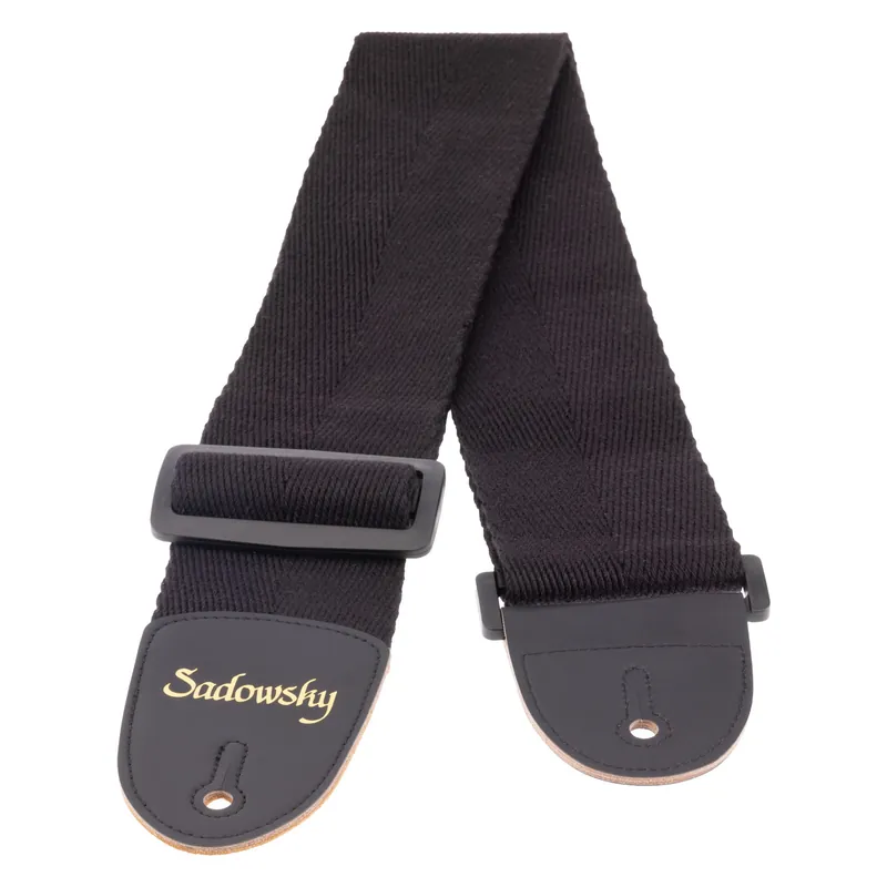 Sadowsky Non-Slip Cotton Bass Strap - Black, 75 mm Width Sonderaktion