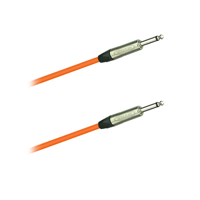 DREITEC 16280 Instrumentenkabel 5 m, Neutrik, NP2X - NP2X, orange Top-Angebot