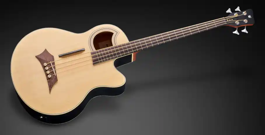 Preisknaller Warwick RockBass Alien Standard, 4-String, Fretless with Lines - Natural Transparent Satin