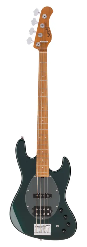 Top-Seller Sadowsky MetroExpress 21-Fret Vintage M/J Bass, Roasted Maple Fingerboard, 4-String - Solid Sherwood Green Metallic High Polish