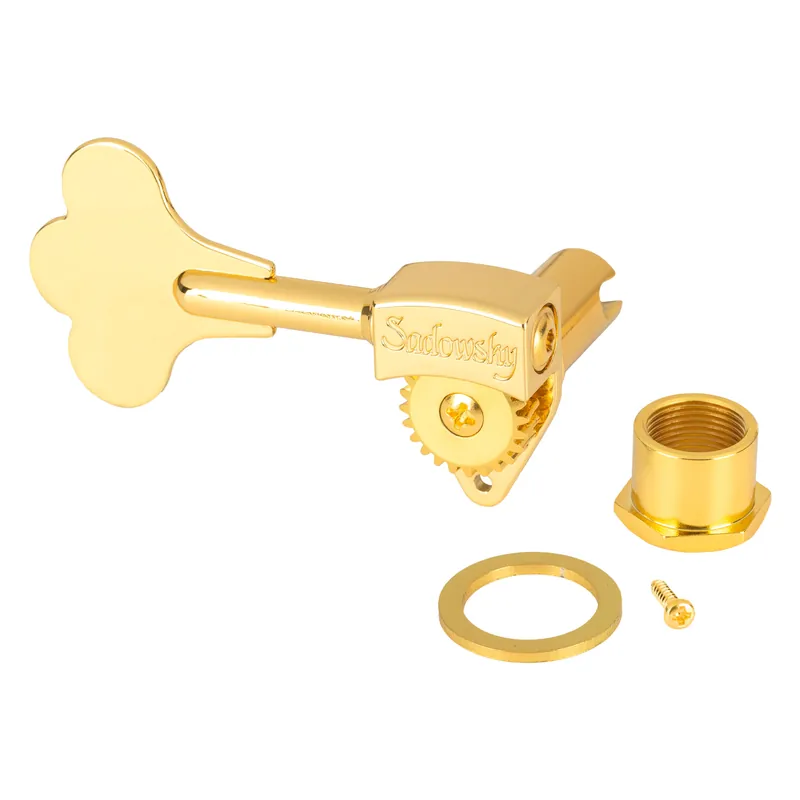 Preisreduziert Sadowsky Parts - Ultra-Light Machine Head with Open Gear, Right (Treble) Side - Gold
