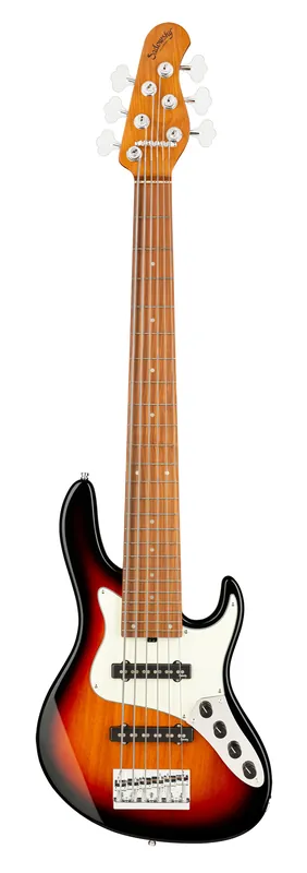 Top-Preis Sadowsky MetroExpress 24-Fret Vintage J/J Bass, Morado Fingerboard, 6-String - Tobacco Sunburst Transparent High Polish