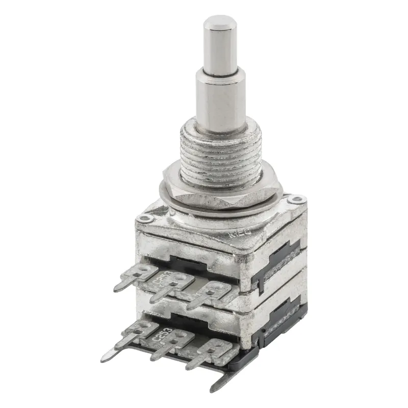 MEC Stacked Dual Mono Potentiometer, C25K / C25K, Solid Shaft Geprüft