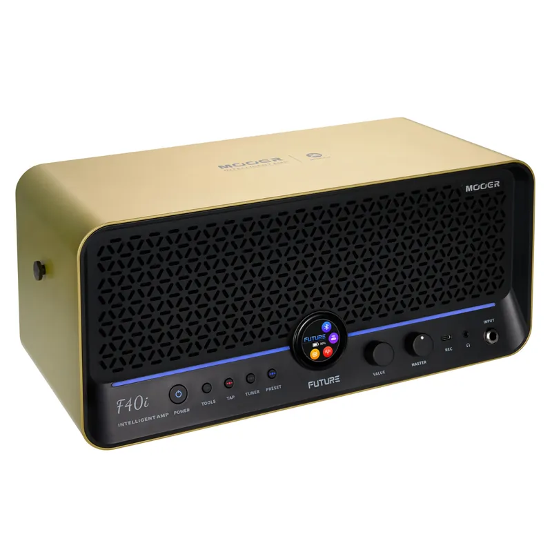 Versand Am Gleichen Tag Mooer F40i - Multi-Effects & Modeling Guitar Combo, 40 Watt - Imperial Gold
