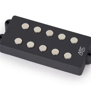 MEC Passive MM-Style Bass Pickup, 5-String, Bridge - Black Kostenloser Versand