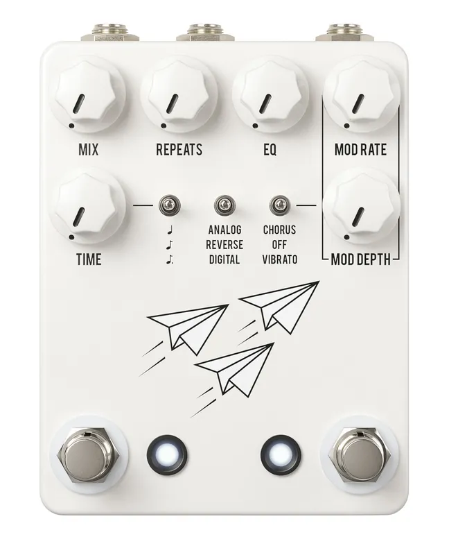 JHS Pedals Flight Delay, White Top-Seller
