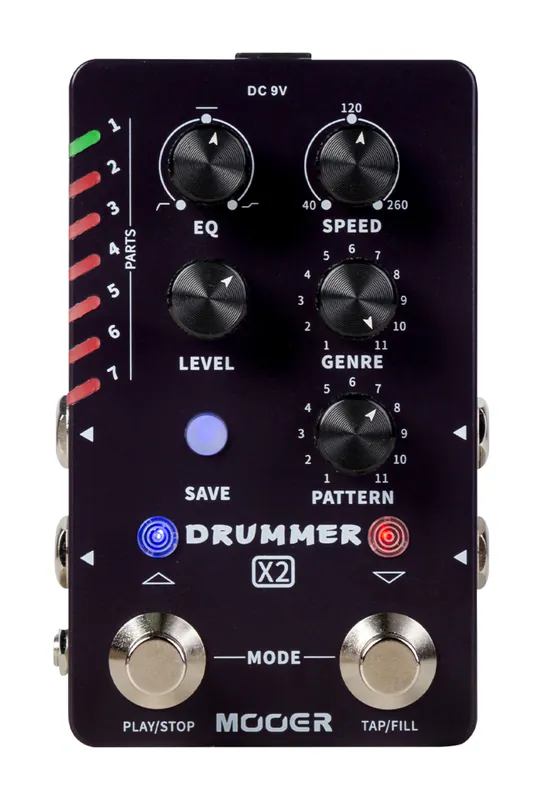 Beliebt Mooer Drummer X2 - Drum Machine Pedal