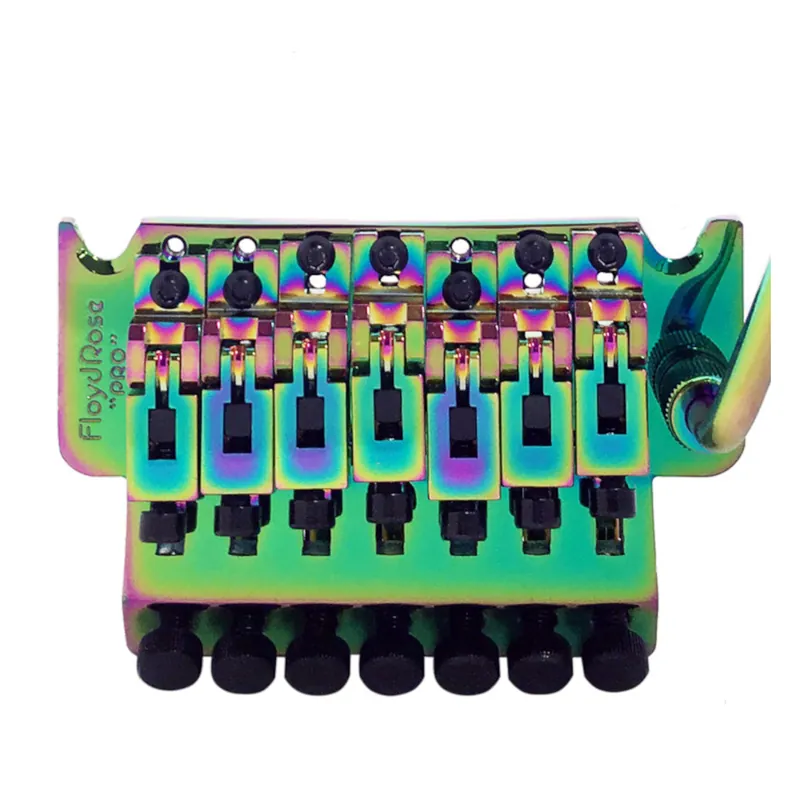 Geprüft Floyd Rose FRTPS1100 - 1000 Series Pro Tremolo System - 7-String - Burnt Chrome