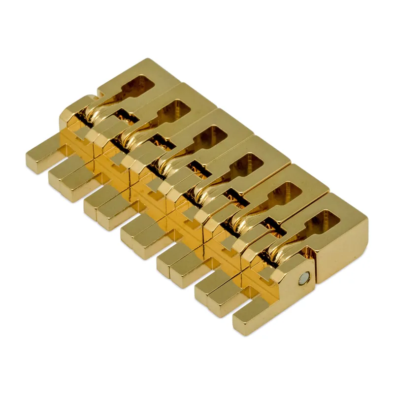 Floyd Rose FROBSS10GP - Original Saddle Set (6), 10" Radius - Gold Finish Highlight