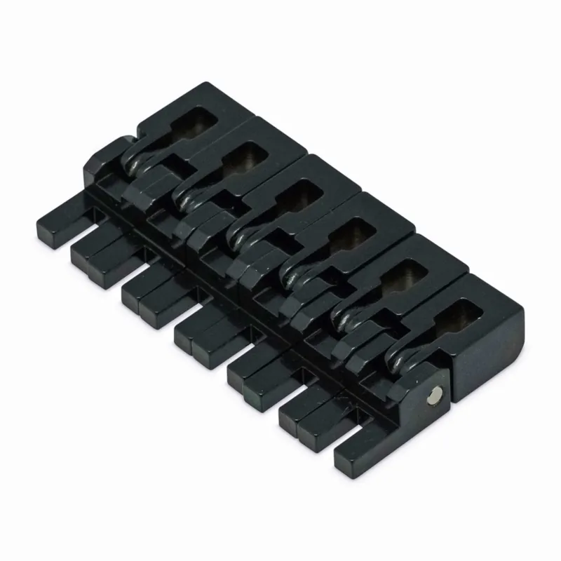 Sale Floyd Rose FROBSS16BP - Original Saddle Set (6), 16" Radius - Black Finish