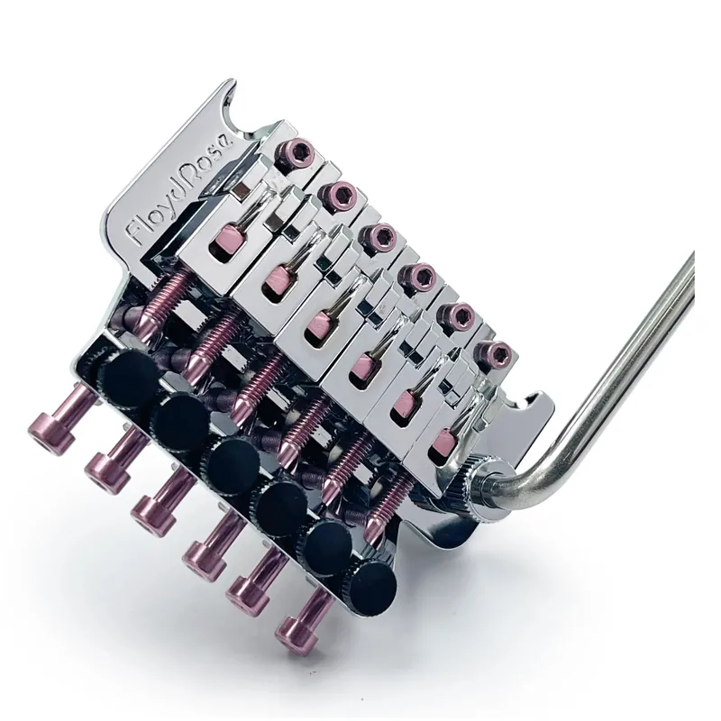 Kracherpreis Floyd Rose FRT100-PK - Original Tremolo System - Chrome with Pink Hardware