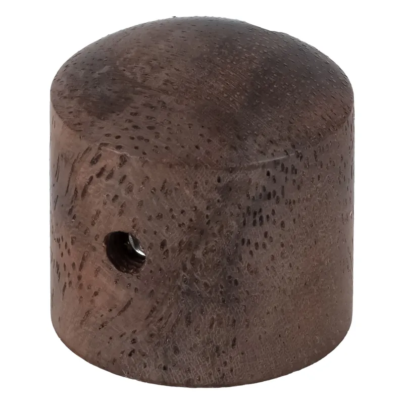 Framus & Warwick Parts - Wooden Dome Knob - Black Walnut Burl Markenware