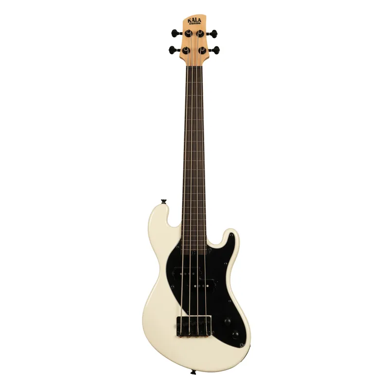 U-Bass Solid Body 4-String, Fretless - Sweet Cream with Bag Letzte Chance