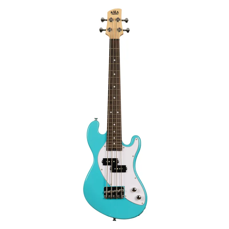 Highlight U-Bass Solid Body 4-String, Fretted - Surf Blue with Bag