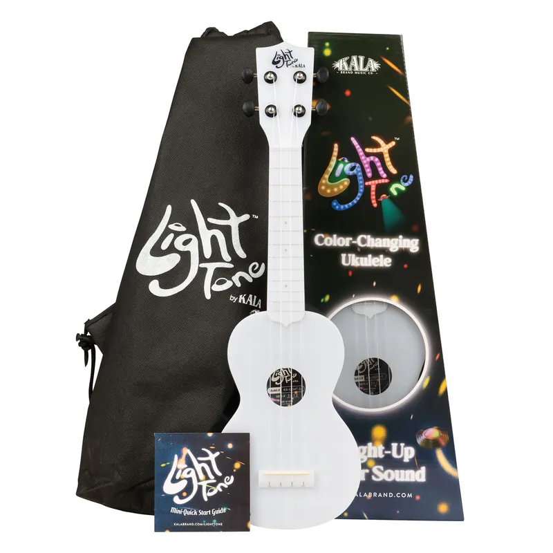 Kala KA-LIGHT-S Light Tone, Color-Changing Light-Up Soprano Ukulele, with Bag Zertifiziert