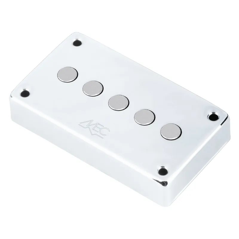 Heißes Angebot MEC RockBass Passive Vintage Single Coil Bass Pickup, 5-String, Neck - Chrome