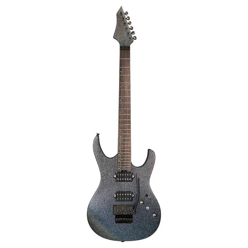 Online Kaufen MOOER MMT200 Heavy Style Guitar, Floyd Rose Tremolo - Purple Crystal