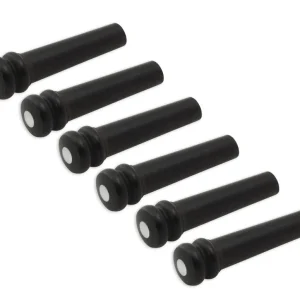 Garantierte Lieferung Grover GP33 Replacement Ebony Bridge Pins with Pearl Eye