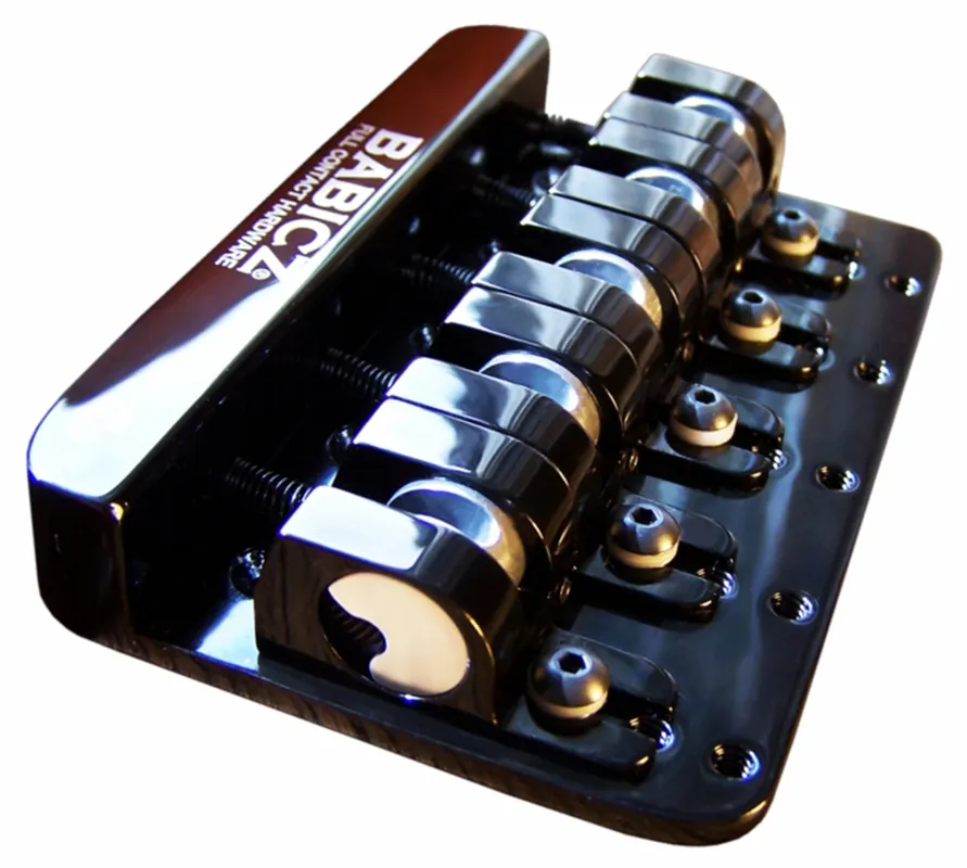 Babicz FCH-5 Bass Bridge - 5 Hole Mount - Black - Brücke Highlight