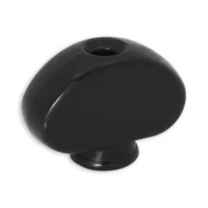 Highlight Grover GP205BC Mini and Mid-Size Kidney Buttons, 6 pcs. - Black Chrome