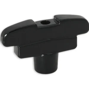 Nur Heute Grover GP109BC Standard Size 3-Step Buttons, 6 pcs. - Black Chrome