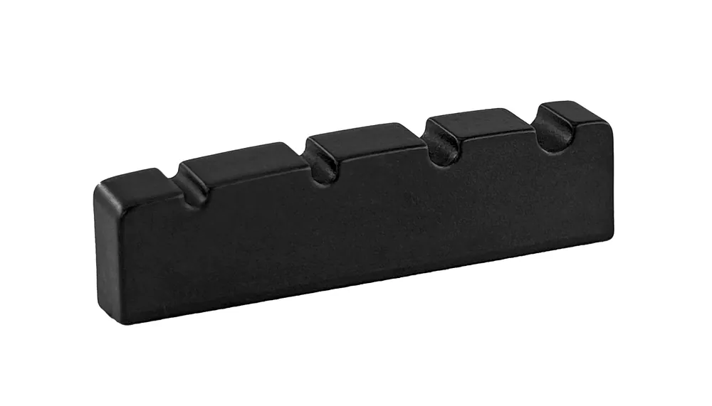 Günstig Black TUSQ XL PT-1217-00 - Slotted Bass Nut, 4 string (45.05 mm) - Flat Wound Strings, Ubass style