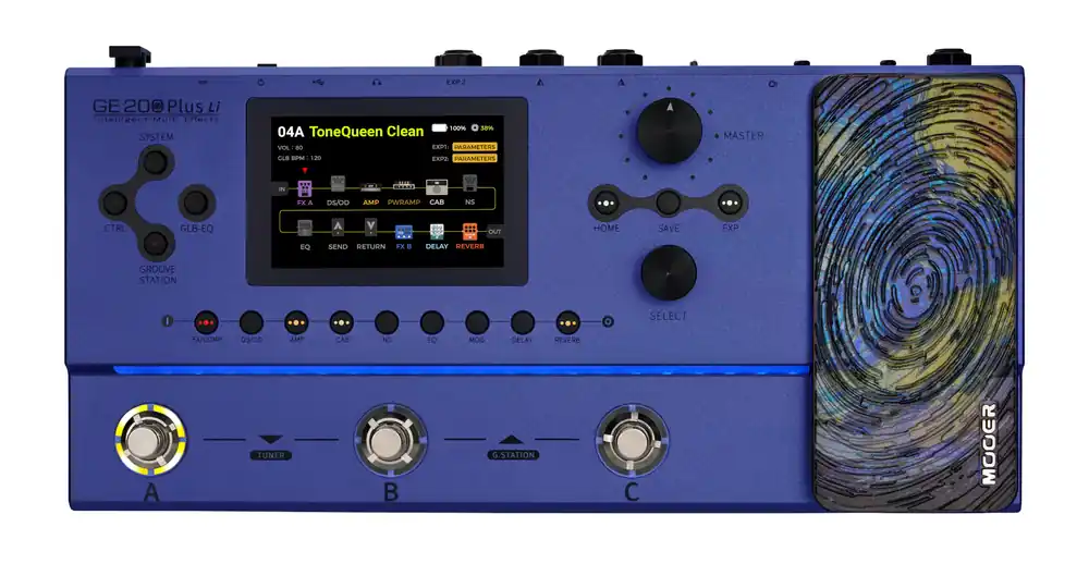 Mooer GE200 PLUS Li - Amp Modeling & Multi Effects, w. Battery Bestpreis
