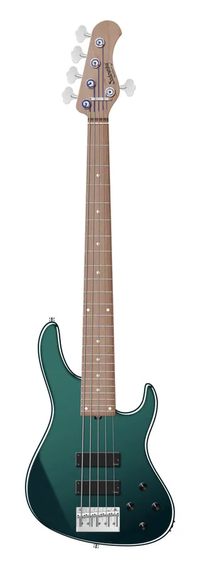 Günstig Sadowsky MetroExpress 24-Fret Modern Bass, Roasted Maple Fingerboard, 5-String - Solid Sherwood Green Metallic High Polish