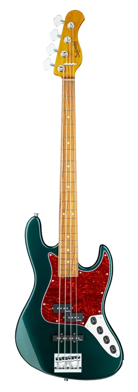Sadowsky MetroExpress 21-Fret Hybrid P/J Bass, Morado Fingerboard, 4-String - Solid Sherwood Green Metallic High Polish Garantierte Lieferung