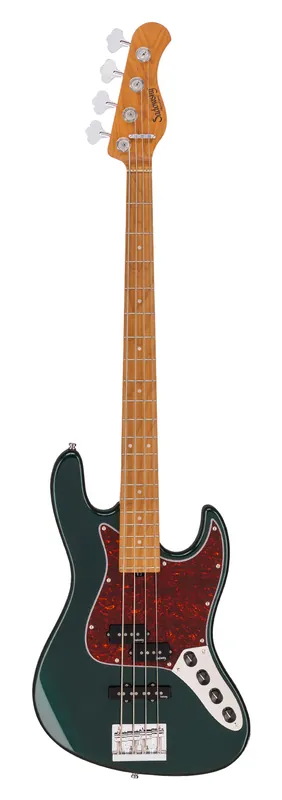 Begrenztes Angebot Sadowsky MetroExpress 21-Fret Hybrid P/J Bass, Roasted Maple Fingerboard, 4-String - Solid Sherwood Green Metallic High Polish