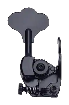 Expressversand Hipshot HE6 - Bass Xtender for Hipshot HB6 Ultralight, 3/8" Post, Clover Leaf Key - Black