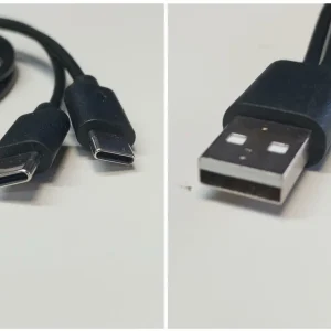 Direktkauf XVive USB Y-Cable, 1 m, USB-A/C Charging Cable