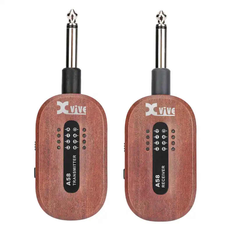 XVive A58 Guitar Wireless System, 5.8 GHz, Mahogany Preisreduziert