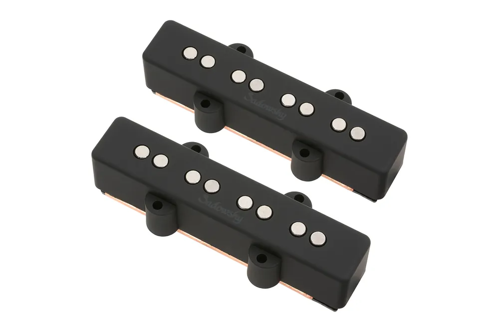 Sadowsky J/J-Style Bass Pickup Set, Passive, Hum-Cancelling, Stacked Coils, 4-String - Bridge & Neck Gratis Versand