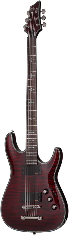 SCHECTER E-Gitarre Hellraiser C VI Baritone, Black Cherry Garantierte Lieferung