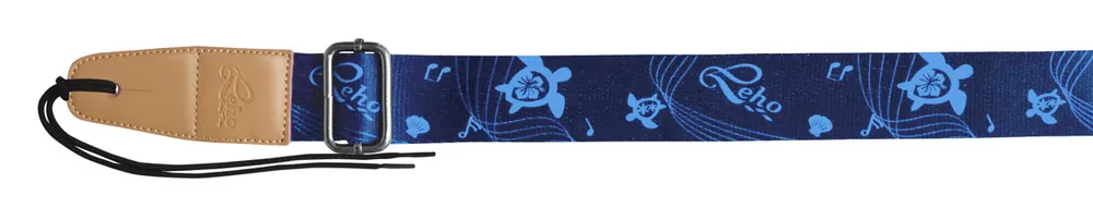 LEHO LH-STR-ABTR Ukulele Gurt - Artists Blue Turtle Run Preisreduziert